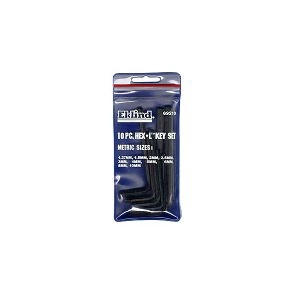 Eklind® 69210 - Hex-L™ 10-Piece 1.3 to 10 mm Metric Short Arm Hex Key Set